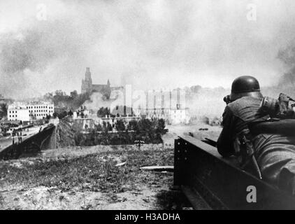 La battaglia per la città di Grodno, 1941 Foto Stock