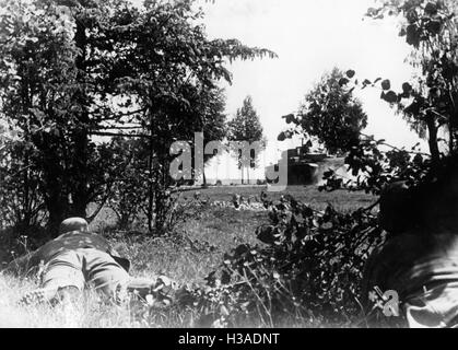 Truppe tedesche in azione sul Fronte Orientale, 1941 Foto Stock