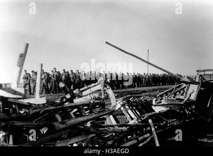 Il tedesco di fanti presso il settore meridionale del Fronte Orientale, Maggio 1942 Foto Stock