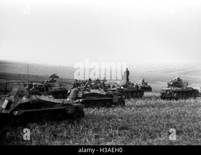 Carri armati tedeschi a sud del Fronte Orientale, Giugno 1942 Foto Stock