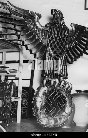 Nazi Imperial Eagle alla Fiera Internazionale di Berlino Foto Stock