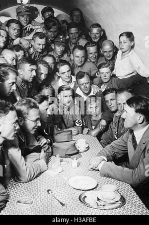 Adolf Hitler e le SA, 1934 Foto Stock