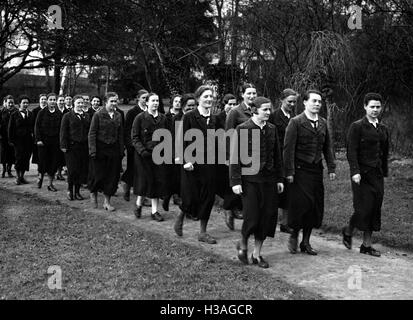 Reich Scuola di Leadership del BDM a Potsdam, 1936 Foto Stock