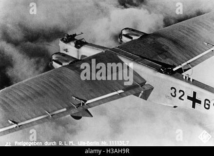 Aereo da combattimento in duelli aerei,1937 Foto Stock