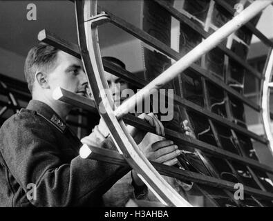 Film educativi servizio di noleggio della ricognizione Scuola di Volo a Braunschweig, 1939 Foto Stock