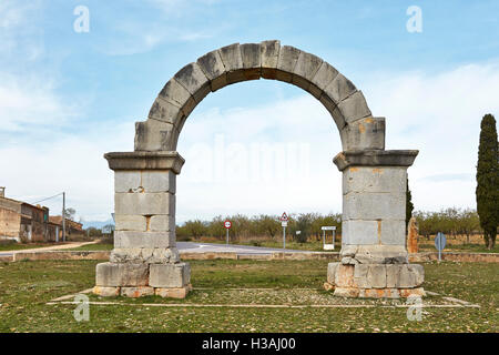 Arco romano. Cabanes. Castelló. Comunitat Valenciana. Spagna. Foto Stock