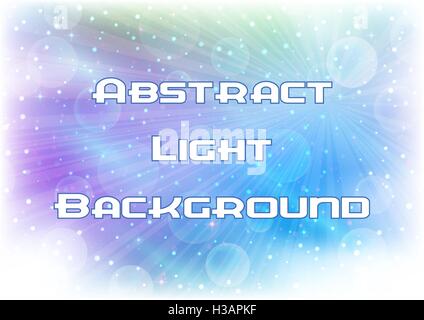Luce astratta sfondo blu Illustrazione Vettoriale