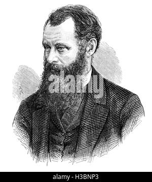 William Edward Forster (1818 - 1886) era un industriale inglese, filantropo e Partito Liberale più. Nel 1868, quando il partito liberale ha restituito a office, Forster è stato nominato Vice-presidente del Consiglio con il compito di preparare una misura di governo per educazione nazionale. L educazione elementare Bill è stato introdotto il 17 febbraio 1870 e consigli scolastici sono stati impostati con i rappresentanti eletti . Foto Stock