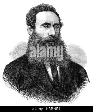 Anthony John Mundella (1825 - 1897), noto come A. J. Mundella, era un costruttore inglese, riformatore e Partito Liberale politico che sat in House of Commons dal 1868 al 1897. Egli è stato uno dei primi sostenitori dell'istruzione obbligatoria in Inghilterra e reso un servizio prezioso in connessione con l'istruzione elementare Act del 1870 e il codice di istruzione del 1882, che divenne noto come il 'Mundella codice". Foto Stock