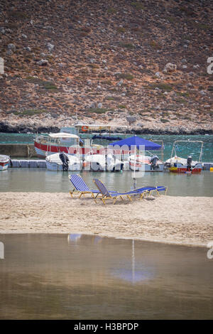 Stavros beach a Creta, Grecia Foto Stock