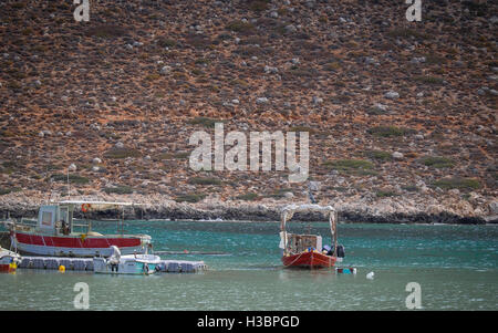 Stavros beach a Creta, Grecia Foto Stock