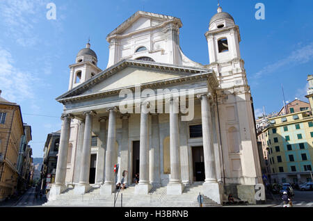 Genova, Italia, Chiesa di SS Annnunziata del Vastato Foto Stock