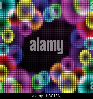 Abstract mosaico Rainbow Illustrazione Vettoriale