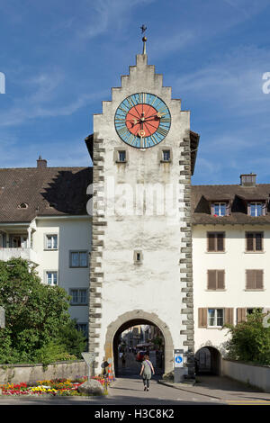 Stadttor, Altstadt, Stein am Rhein, Turgovia, Schweiz | town gate, città vecchia, Stein am Rhein, Turgovia, Svizzera Foto Stock