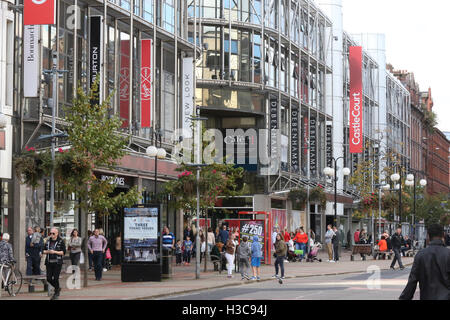 La: CastleCourt Shopping Centre a Belfast, Irlanda del Nord. Foto Stock