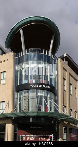La House of Fraser Store a Belfast. Il negozio fa parte del Victoria Square Shopping Complex. Foto Stock