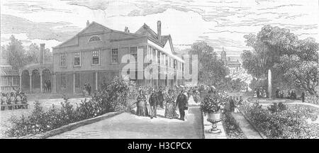 HIGHGATE Lauderdale House, nuova casa di recupero per San Bartolomeo del 1872 dell'ospedale. Il grafico Foto Stock