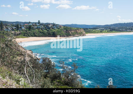 Warriewood e Mona Vale spiagge. Sydney Australia. Foto Stock