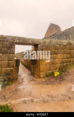 Le rovine di Ingapirca, città Inca, Canar Provincia, Ecuador, Sud America Foto Stock