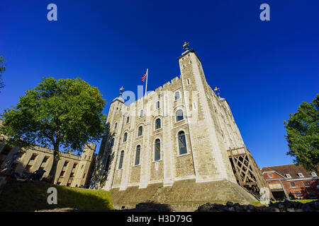 Londra, SEP 11: la storica e bella Torre di Londra il Sep 11, 2016 a Londra, Regno Unito Foto Stock