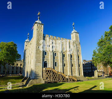 Londra, SEP 11: la storica e bella Torre di Londra il Sep 11, 2016 a Londra, Regno Unito Foto Stock