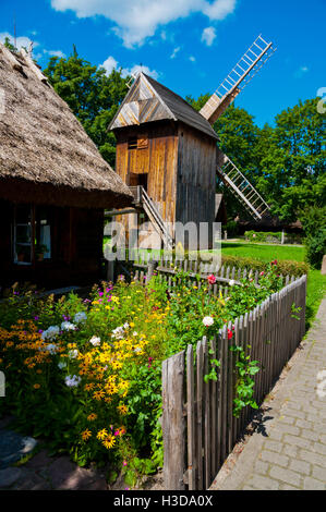 Parco Etnografico, Muzeum Etnograficzne, museo di thnography, Torun, Pomerania, Polonia Foto Stock