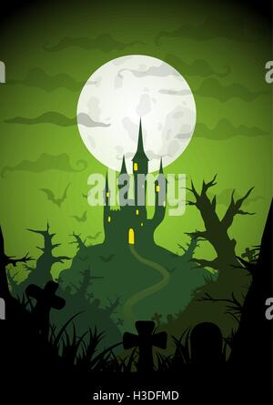 Vettore Bacgkround Halloween Illustrazione Vettoriale