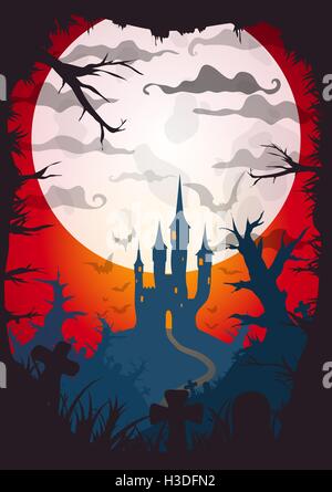 Vettore Bacgkround Halloween Illustrazione Vettoriale