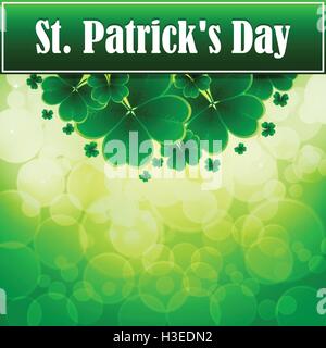 San Patrizio giorno saluto. Illustrazione Vettoriale