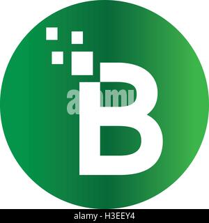 B font e icona del design. Illustrazione Vettoriale