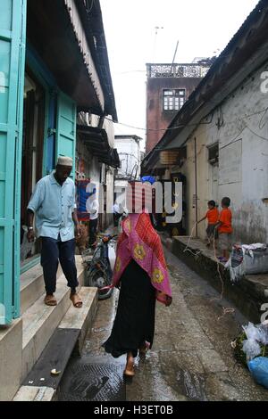 Stone Town a Zanzibar, Africa Foto Stock