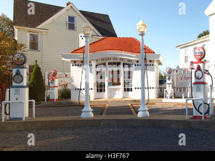 H. P. Sears Oil Co., Inc. Museo di Roma, New York, shot preso da una strada pubblica Foto Stock