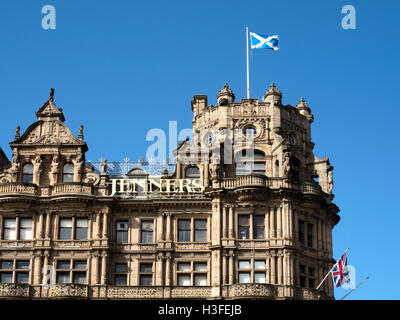 Jenners Department Store in Princes Street di Edimburgo Midlothian Scozia Scotland Foto Stock