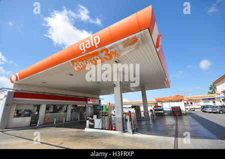 Stazione di servizio Galp energia Group a Ciudad Quesada, Spagna. Società portoghese. Stazione di servizio Foto Stock