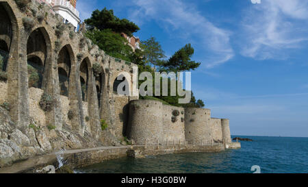 La pointe de la Malouine, Dinard, Ille-et-Villaine, Bretagna Francia Foto Stock