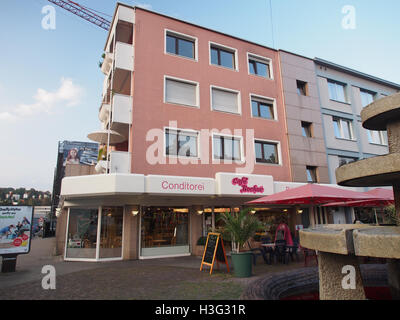 Café Becker, Sankt-Johanner-Markt, Saarbrücken pic2 Foto Stock