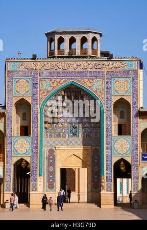 Iran, far Provincia, Shiraz, Shah Cheragh mausoleo Foto Stock