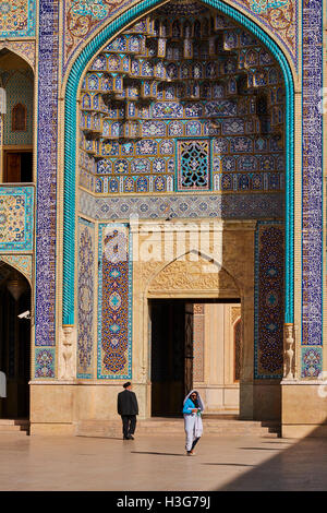 Iran, far Provincia, Shiraz, Shah Cheragh mausoleo Foto Stock