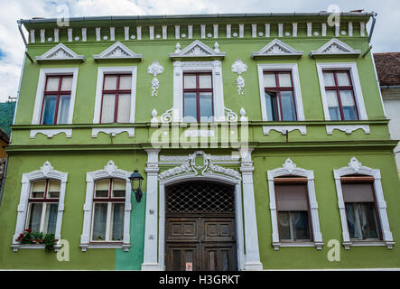 Tenement House a Castelului Street in Brasov, Romania Foto Stock