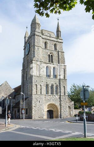La Chiesa di San Nicola, Chiesa Road, New Romney, Kent, England, Regno Unito Foto Stock
