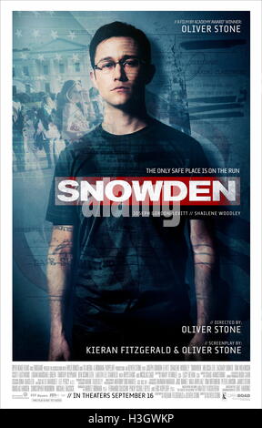 Data di rilascio: Settembre 16, 2016 Titolo: Snowden STUDIO: Strada aperta film direttore: Oliver Stone trama: La NSA illegali di tecniche di sorveglianza sono trapelate al pubblico da parte di un'agenzia per i dipendenti, Edward Snowden, in forma di migliaia di documenti classificati distribuito alla stampa starring: Joseph Gordon-Levitt come Edward Snowden (credito: c aperta la strada film/Entertainment Pictures/) Foto Stock