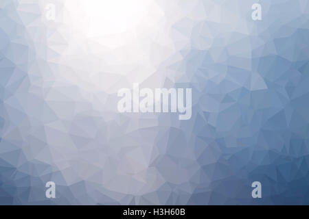 Blu e bianco poligonale astratta texture di sfondo Foto Stock
