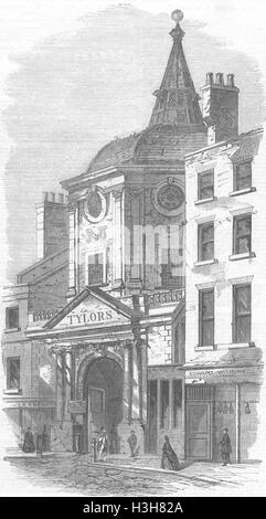 WARCS College of Physicians, Warwick Lane 1866. Illustrated London News Foto Stock