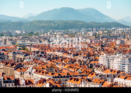 La città di Grenoble in Francia Foto Stock