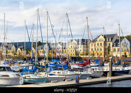 Inverkip marina,Greenock, Firth of Clyde, Renfrewshire, Scotland, Regno Unito Foto Stock