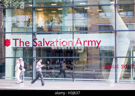 Esercito della salvezza la sede centrale di Londra, Regno Unito Foto Stock
