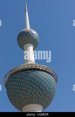 Kuwait Towers, simbolo iconico del Kuwait Foto Stock