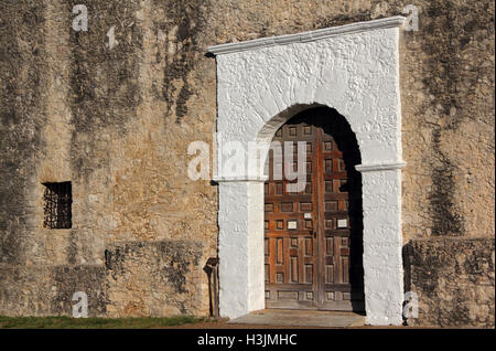 Presidio di Nuestra Señora de Loreto de la Bahia in Goliad, Texas Foto Stock