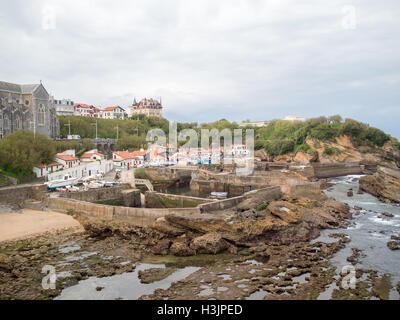 Biarritz porto vecchio Foto Stock