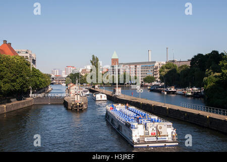 Fiume Berlino Germania Foto Stock